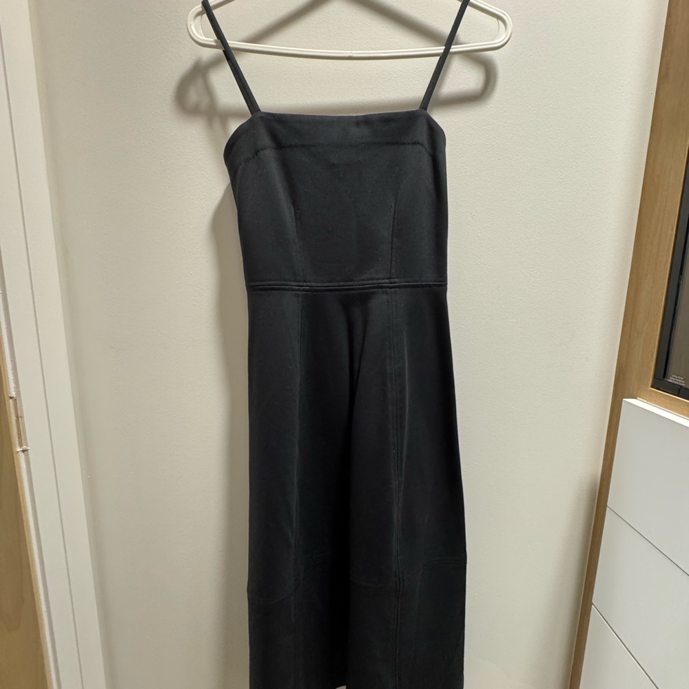 Everlane Black Midi Fit and Flare Dress - XXS - Picture 2 of 3